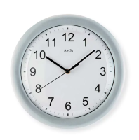 Radio-controlled wall clock diameter: 30 cm - AMS Model:...