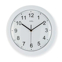 Radio-controlled wall clock diameter: 30 cm - AMS Model:...