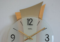 Modern wall clock 23 x 43 x 6 cm - AMS Model: 9397