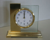 Classic table clock diameter approx. 9 cm - AMS Model: 5141
