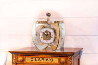 IV table clock brass - Hermle Model: 23002-000352