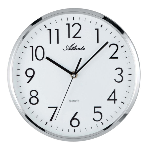 Modern wall clock diameter: 26 cm - Atlanta Model: 4315