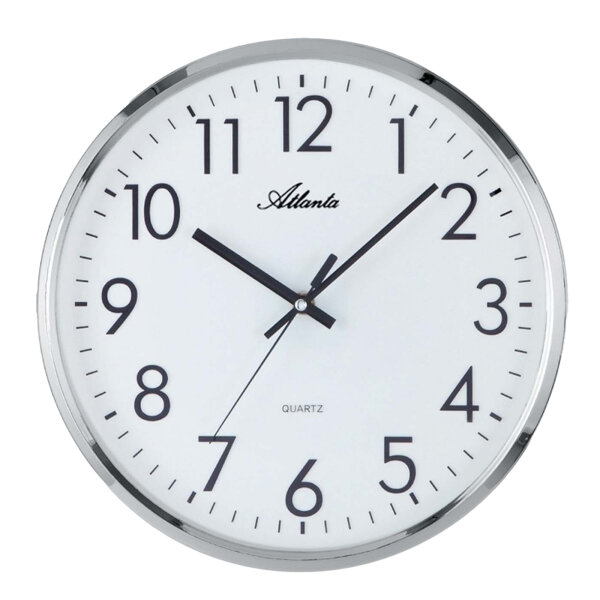 Modern wall clock diameter: 32 cm - Atlanta Model: 4316