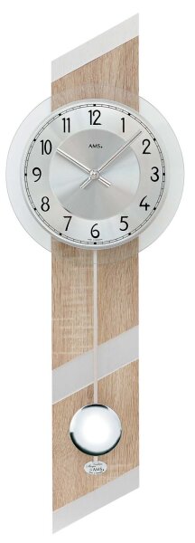 Pendulum clock metal dial 23 x 69 x 8 cm - AMS Model: 7415