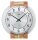 Wall clock wooden case aluminum dial - AMS Model: 7424