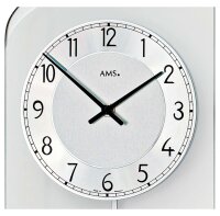 Modern pendulum clock aluminum dial - AMS Model: 7436