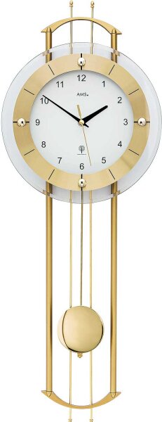 Classic pendulum clock 68 cm x 24 cm x 7 cm - AMS Model: 5257