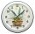 Wall clock motif bouquet - Terrastudio Model: 00.2404