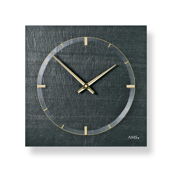 Classic wall clock 30 cm x 30 cm x 4 cm - AMS Model: 9516