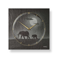 Classic wall clock 30 cm x 30 cm x 4 cm - AMS Model: 9524
