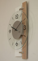 Modern wall clock 40 cm x 28 cm x 6 cm - AMS Model: 9557