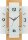 Modern wall clock wooden case made of solid beech - AMS Model: 5507