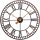 Modern wall clock XXL 60 cm - AMS Model: 9537