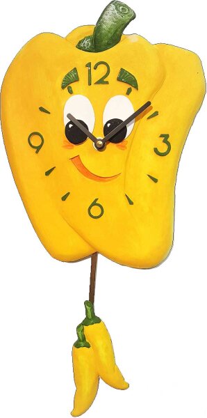 Pendulum wall clock laughing pepper - Terrastudio Model: 03.2205