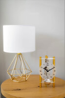 Table clock aluminum skeleton movement - Hermle Model:...