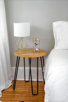 Table clock aluminum skeleton movement - Hermle Model: 23025-500721