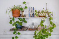 Table clock aluminum skeleton movement - Hermle Model: 23025-Q70721