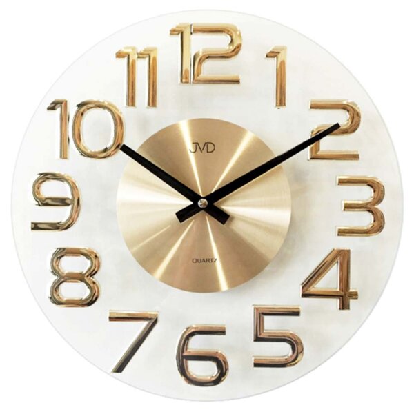 Modern wall clock glass clock - JVD Model: HT098.1