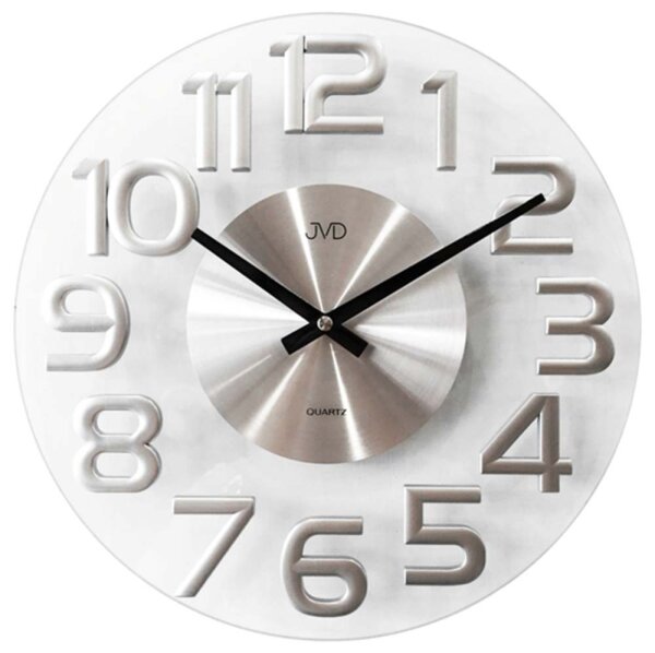 Modern wall clock glass clock - JVD Model: HT098