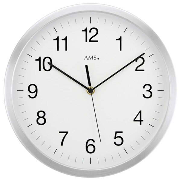 Modern radio-controlled wall clock case diameter 50 cm - AMS Model: 5525