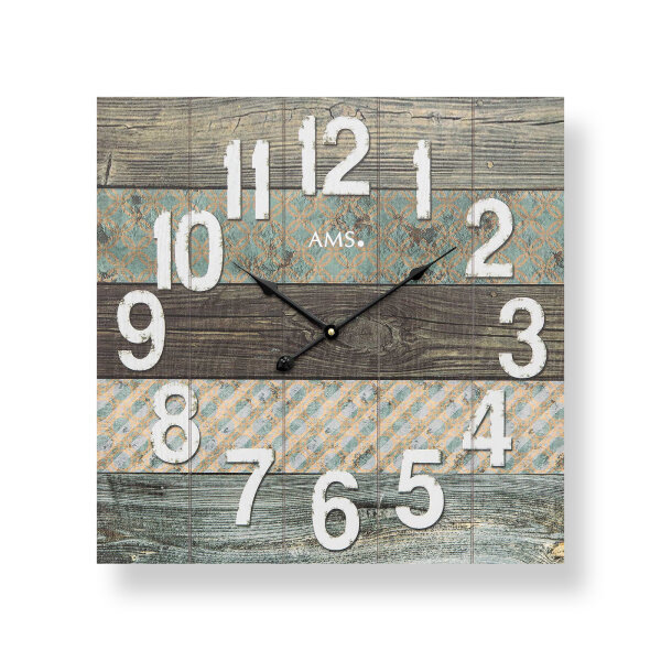Modern wall clock 50 x 50 cm - AMS Model: 9570