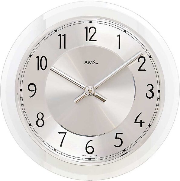 Modern wall clock case diameter 23 cm - AMS Model: 9476