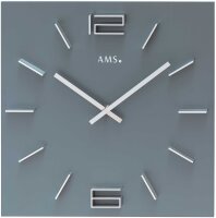 Modern wall clock 34 cm x 34 cm x 4 cm - AMS Model: 9594