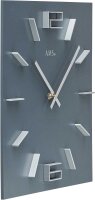 Modern wall clock 34 cm x 34 cm x 4 cm - AMS Model: 9594