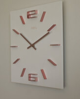 Modern wall clock 34 cm x 34 cm x 4 cm - AMS Model: 9592