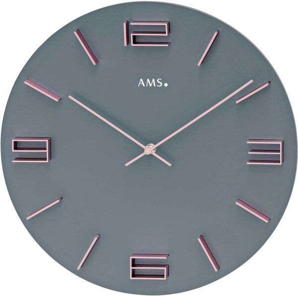 Modern wall clock case diameter 40 cm - AMS Model: 9590