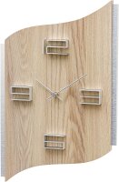 Modern wall clock 27 x 40 x 4 cm - AMS Model: 9613