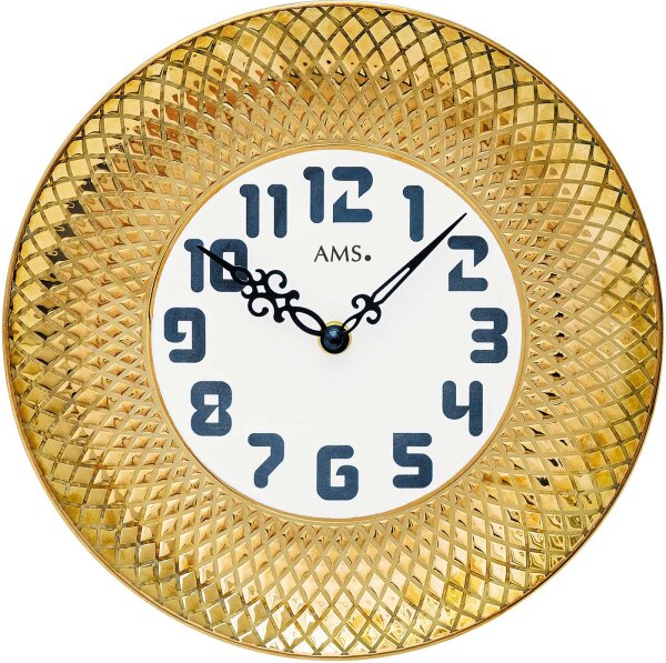 Modern wall clock case diameter 27 cm - AMS Model: 9615