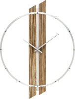 Modern wall clock aluminum ring 40 x 53 x 5 cm - AMS...