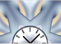 Modern wall clock - Dixtime Model: 4070