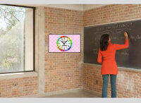 Modern wall clock in 3D look learning clock - Dixtime...