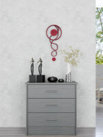 Pendulum clock quartz movement wood - Hermle Model:...