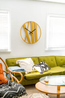 Wall clock quartz movement gold - Hermle Model: 30914-X62100