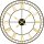 XXL wall clock 80 cm vintage look metal - AMS Model: 9647