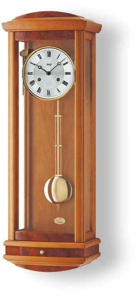 Classic pendulum clock with strike shut-off - AMS Model: 607/9