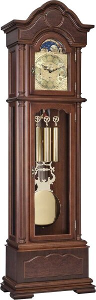Grandfather clock walnut 3 melodies - Hermle Model: 01093-031161