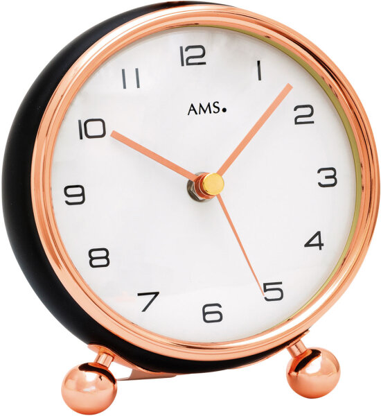 Modern table clock 18 x 18 x 9 cm - AMS Model: 5195