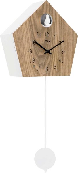 Modern cuckoo clock with night shut-off - AMS Model: 7399