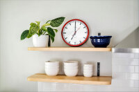 Station clock radio movement stainless steel - Hermle Model: 30471-360870