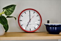 Station clock radio movement stainless steel - Hermle Model: 30471-360870