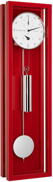 Pendulum clock red 31-day movement - Hermle Model: 71006-360761