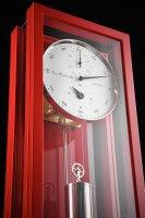 Pendulum clock red 31-day movement - Hermle Model: 71006-360761