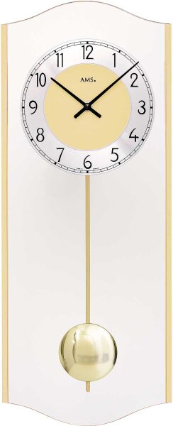 Modern pendulum clock aluminum number ring - AMS Model: 7479