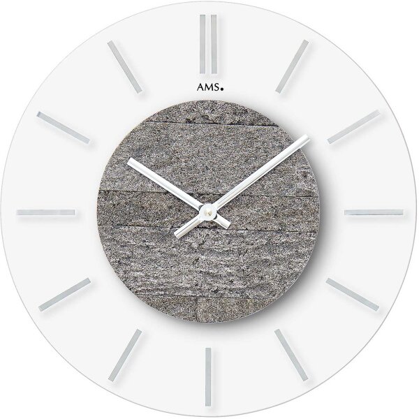 Modern wall clock 30 x 30 x 4 cm - AMS Model: 9662