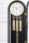 Grandfather clock black with burl wood - Hermle Model: 01087-740461