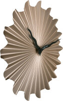 NeXtime 3286BR "Sunny" wall clock, brown-metallic